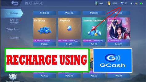 how to redeem mobile legends pin from gcash